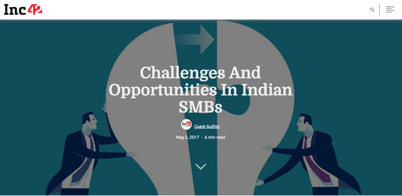 Challenges And Opportunities In Indian SMBs